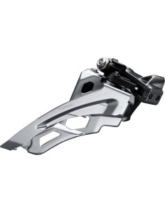 Umwerfer 3 x 10-fach Shimano Deore FC-M6000 Side Swing - Niedrige Klammer 40-42Z - Schwarz/Silber