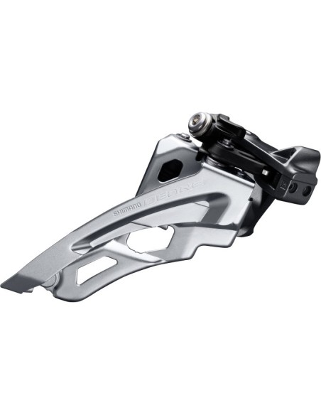 Umwerfer 3 x 10-fach Shimano Deore FC-M6000 Side Swing - Niedrige Klammer 40-42Z - Schwarz/Silber