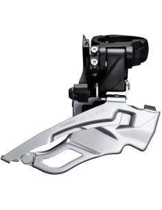 Umwerfer 3 x 10-fach Shimano Deore FD-T6000 Down Swing - hohe Klammer 44-48Z - Schwarz/Silver