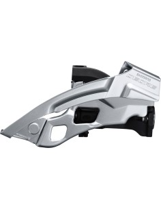 Umwerfer 3 x 10-fach Shimano Deore FC-T600 Top Swing - niedrige Klammer 66-69° - 44-48Z - Schwarz/Silber