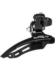 Umwerfer 6/7-fach Shimano Tourney TZ FD-TZ510 Down Swing - Niedrige Klammer ø31,8 mm - 48Z - Schwarz/Silber