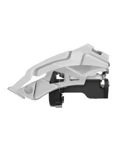 Umwerfer 3 x 10-fach Sunrace FDMS dual pull - mit Klemme - Schwarz/Silber