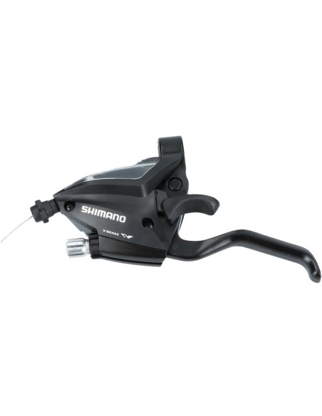 Schalt-/Bremshebel (für Links) 3 fach Shimano ST-EF500 - 2 Finger - Schwarz