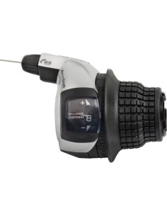 Drehgriffschalter (für Rechts) 7 fach Shimano Tourney SL-RS45 - Schwarz/Silber