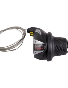 Drehgriffschalter SIS (für Links) 3 fach Shimano Tourney SL-RS36 - Schwarz/Silber