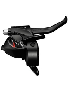 Schalt-/Bremshebel (für Links) 3 fach Shimano Tourney ST-EF41 - Schwarz