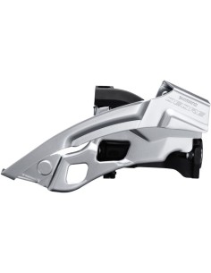 Umwerfer 3 x 10-fach Shimano Deore FC-T6000 - Top Swing - ,mit niedrige Klammer 63-66° - 44-48Z - Schwarz/Silber