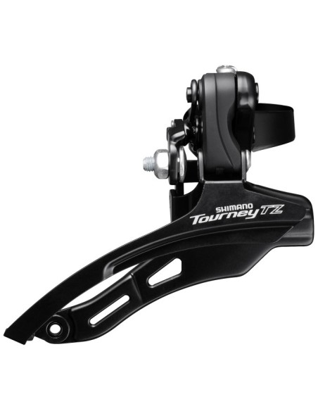 Umwerfer 6/7-fach Shimano Tourney TZ FD-TZ500 down swing/top pull - hohe Schelle ø28,6 mm - 42Z - Schwarz/Silber