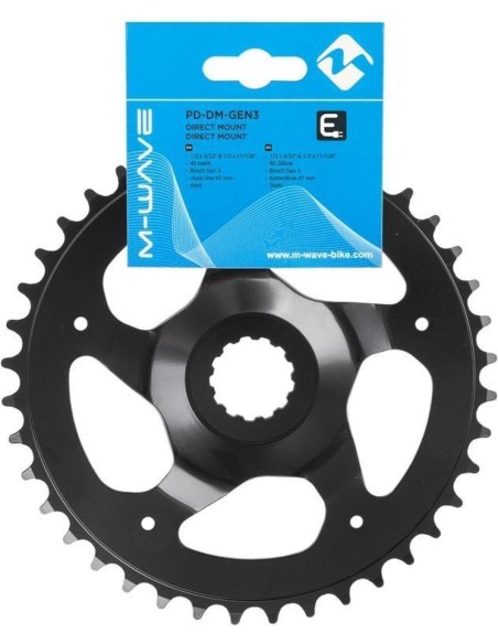 Kettenblatt  M-Wave E-Bike Bosch-3 38z - Schwarz