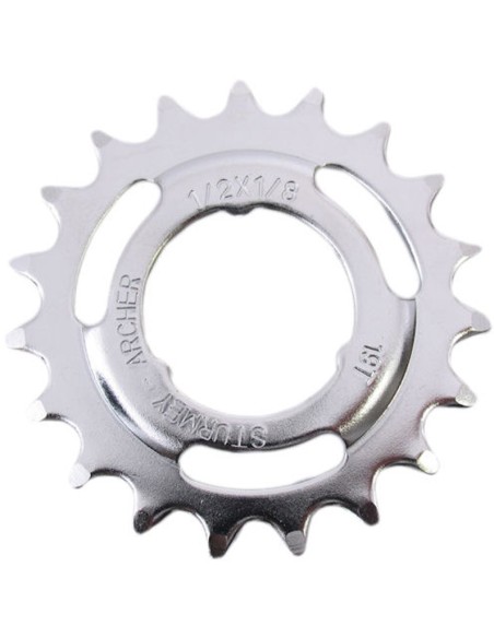 Zahnkranz Sturmey Archer 19z  1/8" Geschüsselt - Chrom