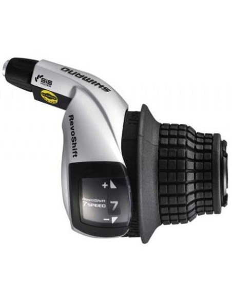 Drehgriffschalter (für Rechts) 7 fach Shimano Tourney SL-RS45 - Schwarz/Silber