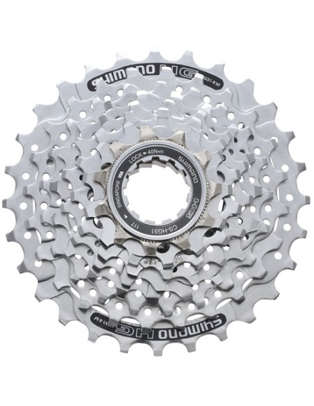 Kassette 8 fach Shimano Alivio GH51 11-32Z - Silber