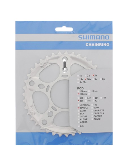 Kettenblatt 39z Shimano Tiagra FC-4603 39T-D - Silber