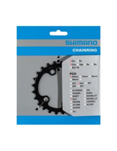 Kettenblatt 24z Shimano SLX FC-M7000 2x11 fach - Schwarz