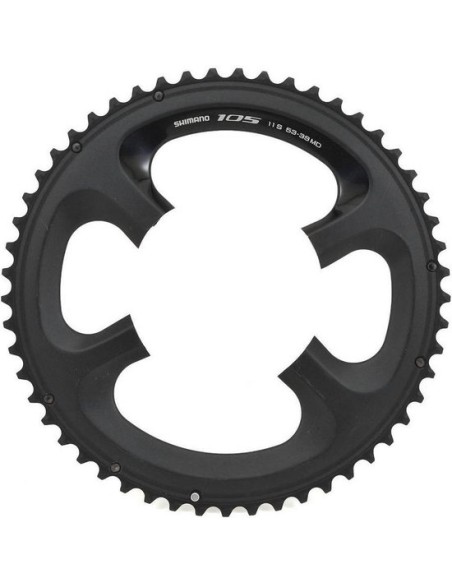Kettenblatt 53z Shimano 105 FC-5800 MD - Schwarz (für 52-36z)