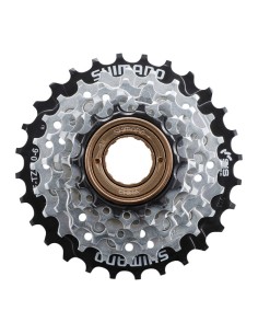 Freilaufzahnkranz 6 fach Shimano MF-TZ510  14-28z - Silber
