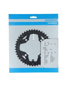 Kettenblatt 44z Shimano Acera FC-T3010 9 fach - für Kettenschutz - Schwarz