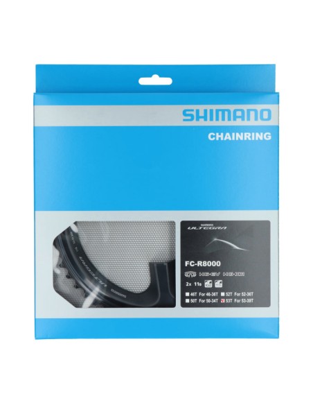 Kettenblatt 52T Shimano Ultegra FC-R8000 (MT) 2x11 fach - Schwarz