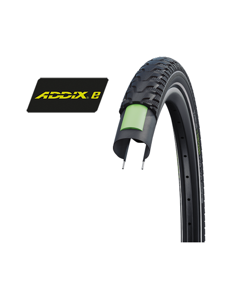 Reifen Schwalbe Energizer Plus Tour GreenGuard 28 x 1.50" / 40-622 mm - Schwarz mit Reflexion