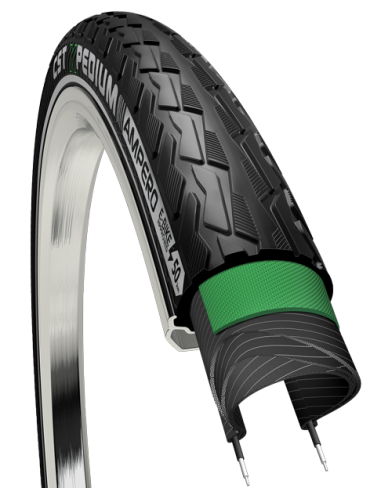 Reifen CST Xpedium Ampero C1880 28 x 1.40" / 37-622 für E-bikes - Schwarz + R