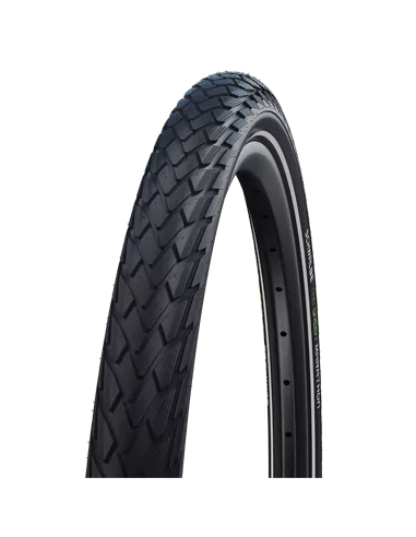 Reifen Schwalbe Green Marathon GreenGuard 16 x 1.35"/35-349 mm - Schwarz mit Reflexion