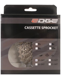 Kassette 8 fach Edge CS-M5008 11-28Z - Silber