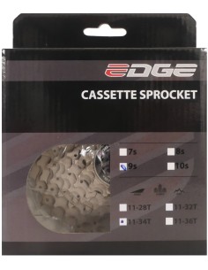 Kassette 9 fach Edge CS-M5009 11-34Z - Silber