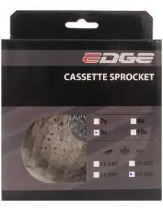 Kassette 9 fach Edge CS-M5009 11-36Z - Silber