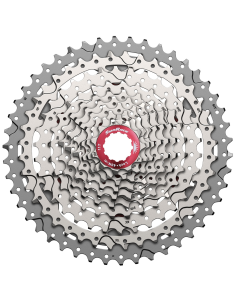 Kassette 10 fach Sunrace CS-MX3 11-42Z - Silber/Rot