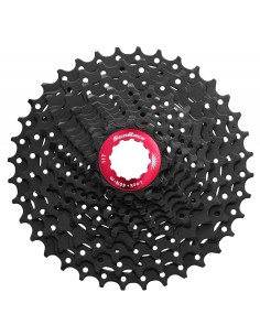 Kassette 11 fach Sunrace CSRX1  11-36z - Schwarz/Rot