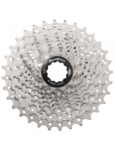 Kassette 11 fach Sunrace CSRS3 11-32Z - Metallic mit Schwarzem Spider
