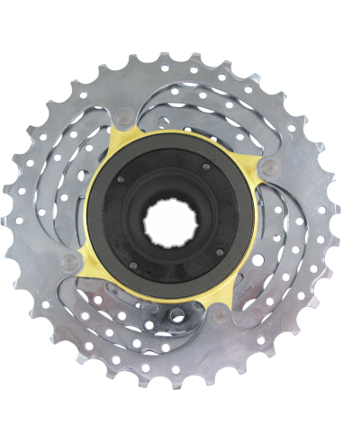 Freilaufzahnkranz 9 fach Sunrace MFEX9 11-32Z - Verchromt