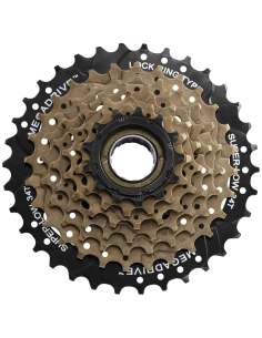 Freilaufzahnkranz 7 fach Sunrace MFM300 14-34Z - Schwarz