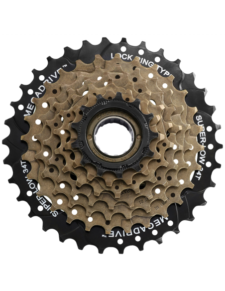 Freilaufzahnkranz 7 fach Sunrace MFM300 14-34Z - Schwarz
