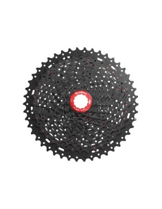 Kassette 11-fach Sunrace CSMX8 11-46Z - Schwarz/Rot