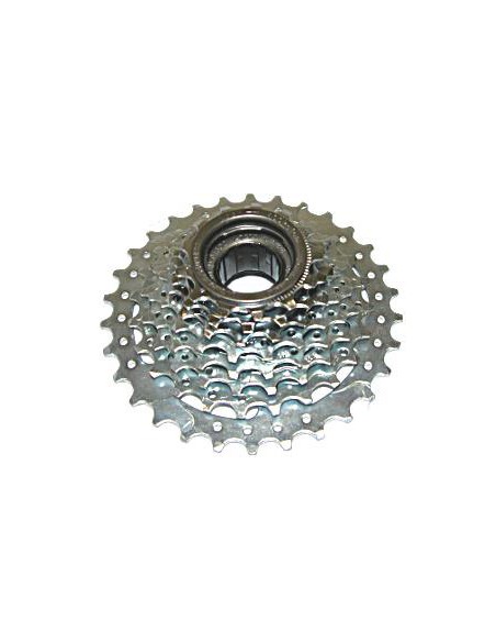 Freilaufzahnkranz 8 fach Sunrace MFE60 13-28Z - Chrom