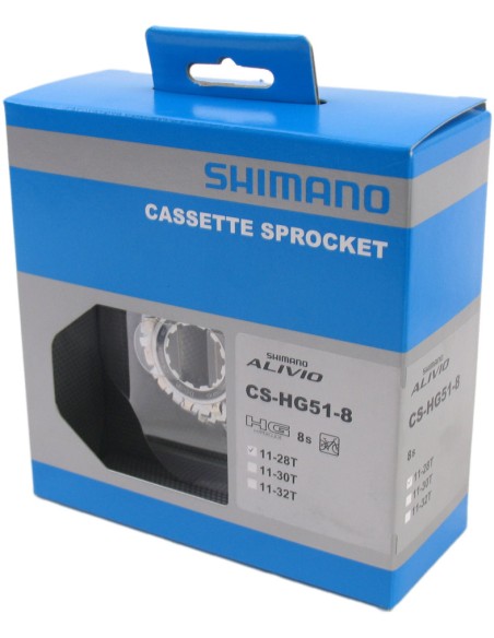 Kassette 8 fach Shimano HG51 11-28Z