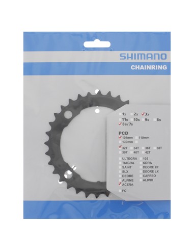 Kettenblatt 32z Shimano Acera FC-M361 - Schwarz
