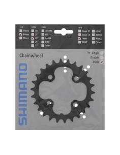 Kettenblatt 26z Shimano Deore FC-M590 - Schwarz