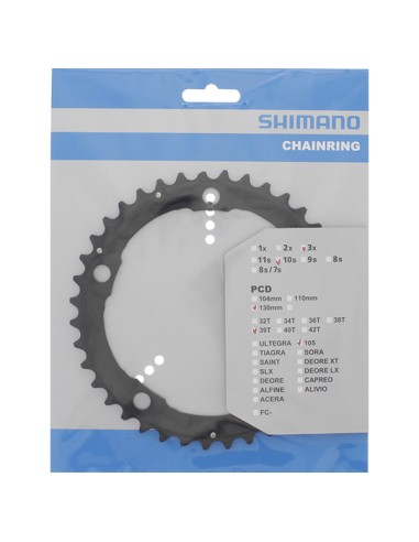 Kettenblatt 39z Shimano 105 FC-5703 - Schwarz