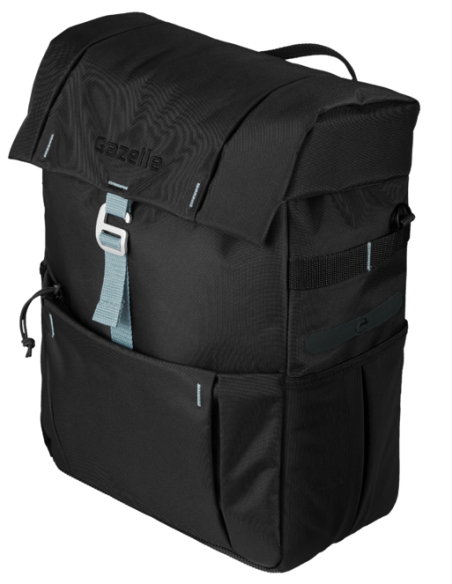 Fahrradtasche Gazelle - Black / Light olive