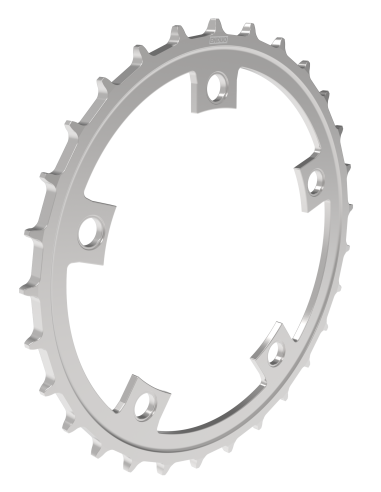 Kettenblatt 58Z Enduo Cargo 5-B 130-BCD Di2 Cl-41.7 - Silber