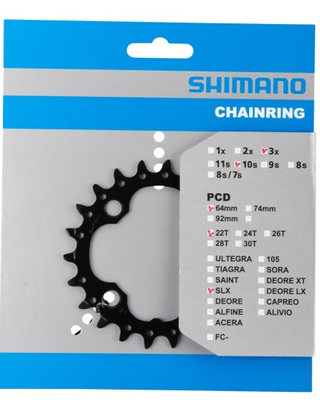 Kettenblatt 22z Shimano Deore / SLX FC-M612 22T-AN