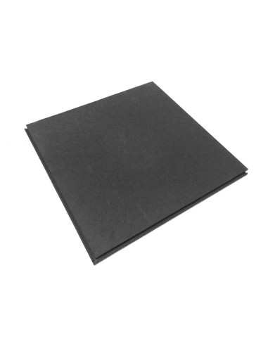PVC-Bodenfliese 50x50x1 pro einheit - Schwarz