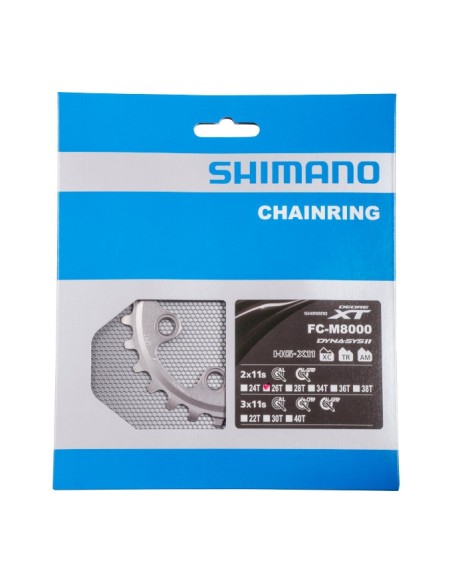 Kettenblatt  26z Shimano XT FC-M8000 2 x 11 fach