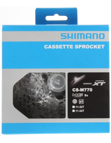 Kassettenzahnkranz 9 fach Shimano Deore XT CS-M770  11-34z