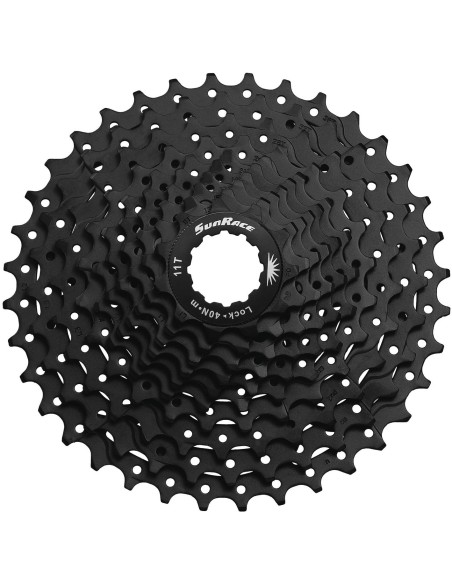 Kassetten-Zahnkranz Sunrace CSMS1 10 fach - 11-36 Zähne - Schwarz