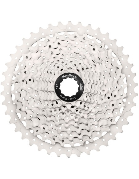 Kassetten-Zahnkranz Sunrace CSMS3 10 fach - 11-40z - Silber