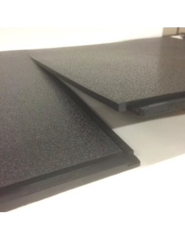 PVC-Bodenfliese 50x50x1 pro einheit - Schwarz