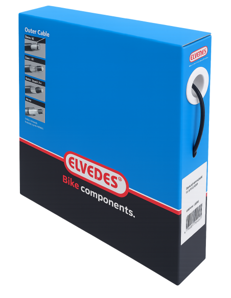 Schaltzug außen Elvedes mit Teflon-Innenbeschichtung 30 meter / ø4,2mm - Schwarz (30 meter in box)